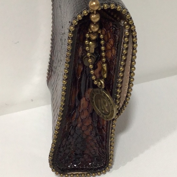 New Leatherock USA Box Bag adorned with Semi-Precious Stones - Picture 6 of 12